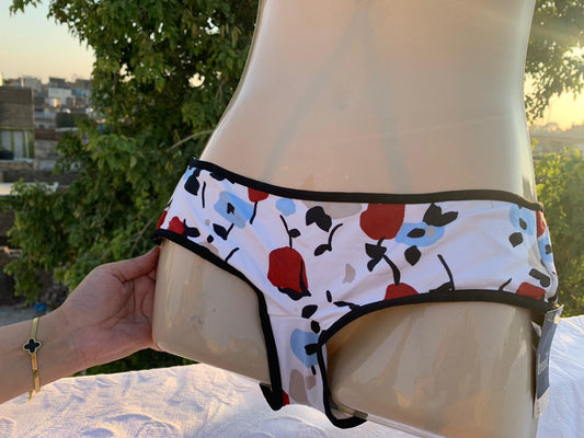 Women’s Floral Printed Comfort Panty – Soft Stretch Fabric