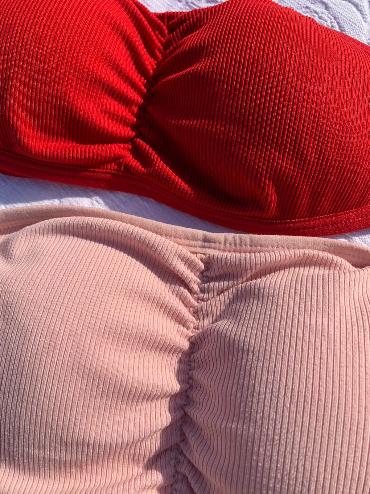 Imported Seamless Tube Top Bra – Strapless Sexy Bandeau with Back Closure (Red / Pink – Free Size)+ FREE GIFT