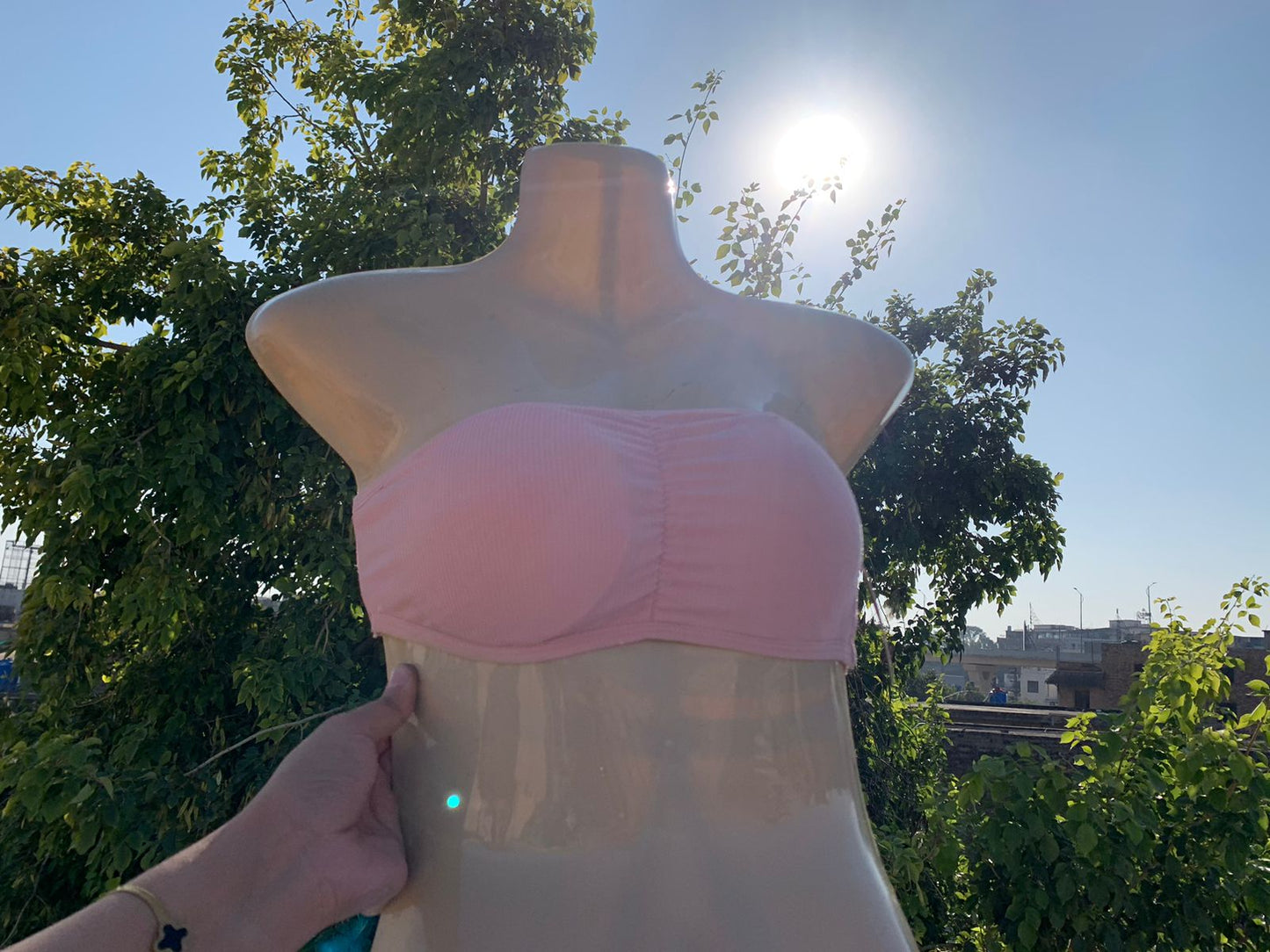 Imported Seamless Tube Top Bra – Strapless Sexy Bandeau with Back Closure (Red / Pink – Free Size)+ FREE GIFT