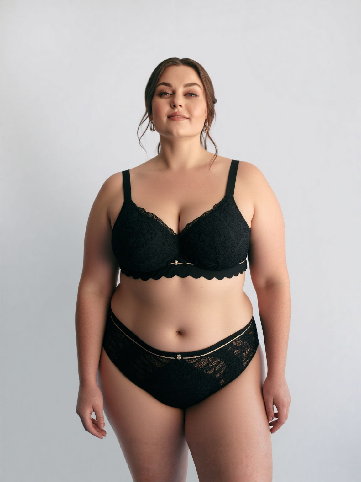 Imported Amazon-Brand Lace Bra – Premium Quality (Grey / Black / Peach)+ FREE GIFT